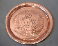 Johnnie Walker Copper Tray, 6 matching available   T93